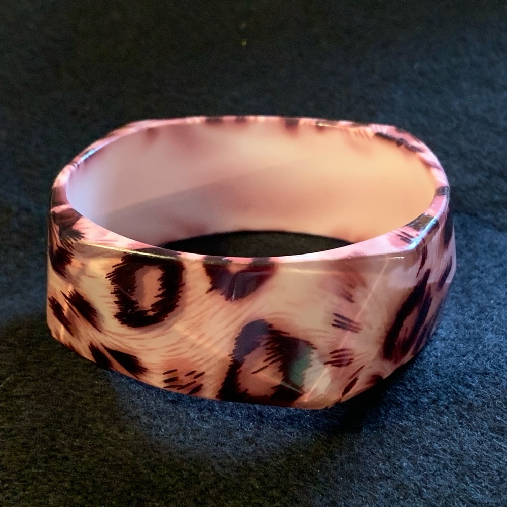 Large Animal Print Bangle